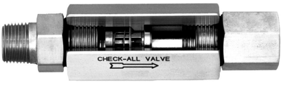 CheckAll Valve Mini Check Valve, M1- M8